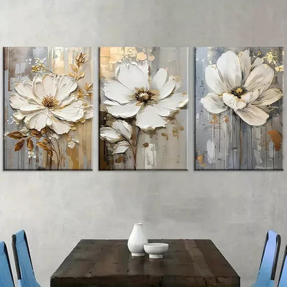 3pcs Modern Abstract Fashion Light Luxury Canvas Unframed - High Quality Print 100% Australian Made Wall Canvas