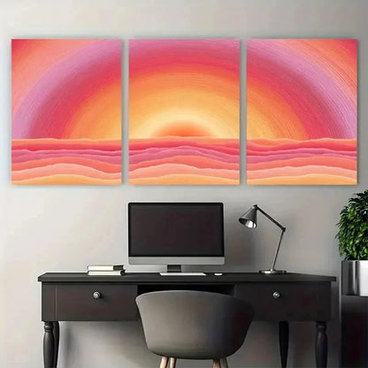 3pcs Aesthetic Beach House Trendy Perfect Wall Art Set Canvas Framed 50x70cm - High Quality Print 100% Australian Made Wall Canvas Ready to Hang - Bella Home Decor