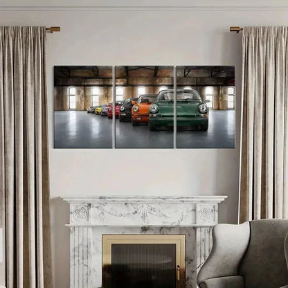 3pcs Colorful Modern Sports Super Cars Wall Art Canvas Unframed - High Quality Print 100% Australian Made Wall Canvas - Bella Home Decor
