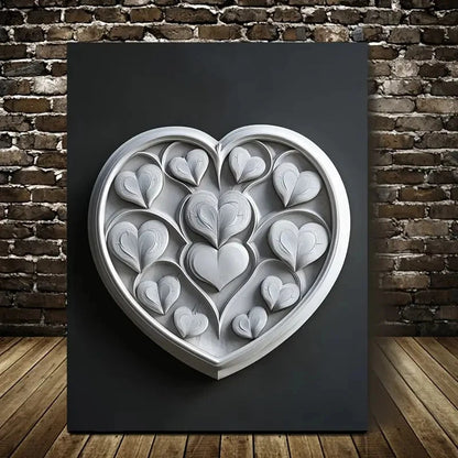 Beautiful Featuring a Feelings Wheel Painting 40x60cm Metal Print Ready to Hang - Bella Home Decor