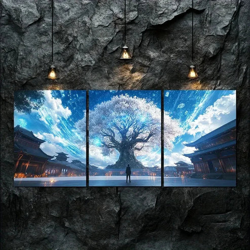 3pcs Elegance Sophistication Wonderful Space Wall Art Set Canvas Unframed - High Quality Print 100% Australian Made Wall Canvas - Bella Home Decor