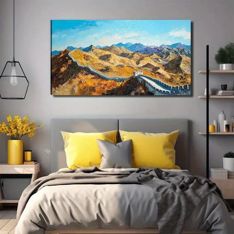 Wonders Of The Great Perfect Wall Art Canvas Office Home Room Framed 120x60cm