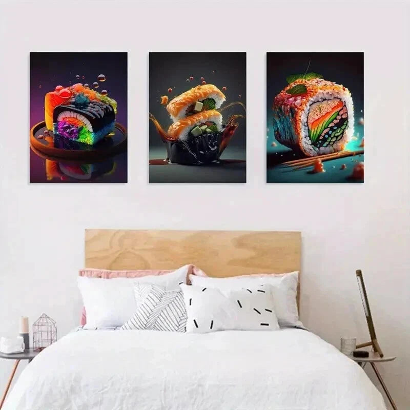 3pcs Deco Modern Style Divine Portrait Perfect Wall Art Set Canvas Framed 50x70cm - High Quality Print 100% Australian Made Wall Canvas Ready to Hang - Bella Home Decor
