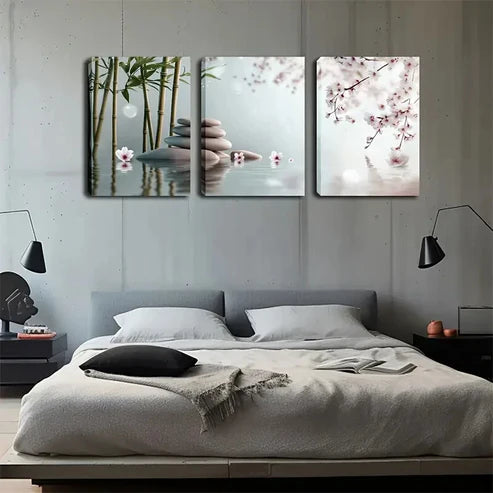 3pcs float and play on the water butterfly Wall Art Set Canvas Unframed - High Quality Print 100% Australian Made Wall Canvas
