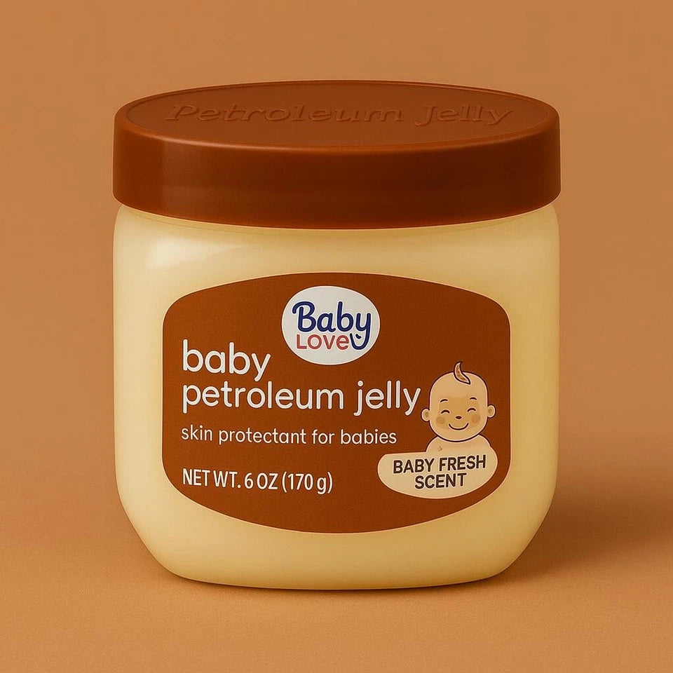 3 Pack Baby Lovey Baby Petroleum Jelly - Gentle Skin Protectant 6oz Each Fresh