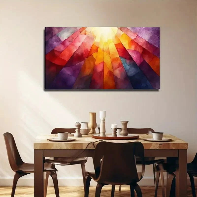 Abstract Landscape Modern Wall Art Canvas Office Home Room Framed 120x60cm