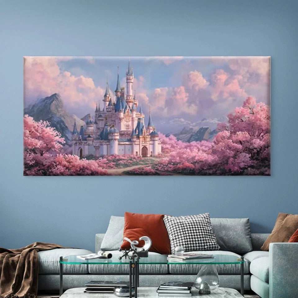 Dreamlike Landscape Wall Art Canvas Office Home Room Framed 120x60cm