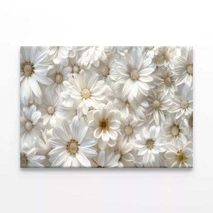 Elegant White Flower Group Wall Art Decor 100% Australian Made - Bella Home Decor