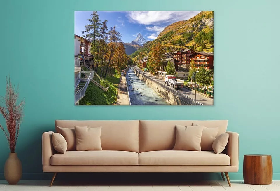 Switzerland On The Matter Vispa Wall Art Decor 100% Australian Made - Bella Home Decor