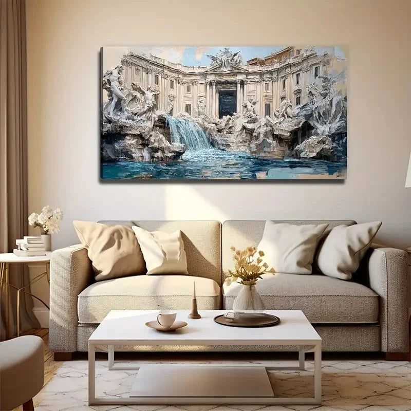 Decorative Painting Exquisite Wall Art Canvas Office Home Room Framed 120x60cm