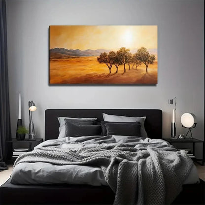 Plants On The Desert Decoration Wall Art Canvas Office Home Room Framed 120x60cm