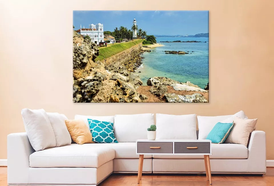 Lighthouse In Galle, Sri Lanka  Wall Art Decor 100% Australian Made - Bella Home Decor