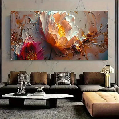 Aesthetic Depicts Huge Flow Wall Art Canvas Office Home Room Framed 120x60cm