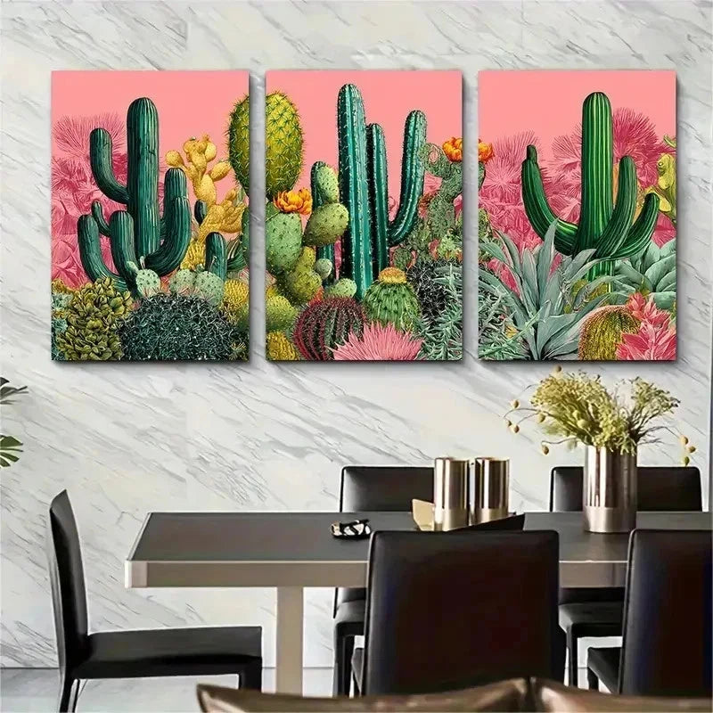 3pcs Retro Funky Disco Ball Design Perfect Wall Art Set Canvas Framed 50x70cm - High Quality Print 100% Australian Made Wall Canvas Ready to Hang