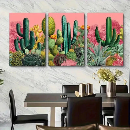 3pcs Retro Funky Disco Ball Design Perfect Wall Art Set Canvas Framed 50x70cm - High Quality Print 100% Australian Made Wall Canvas Ready to Hang