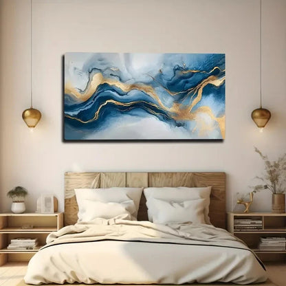 Simple And Elegant Wall Art canvas office home room framed 120x60cm - Bella Home Decor
