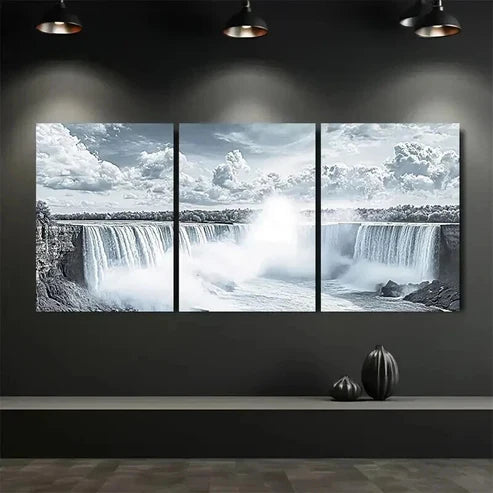 3pcs Beautiful Niagara Falls Decoration Wall Art Canvas Unframed - High Quality Print 100% Australian Made Wall Canvas - Bella Home Decor