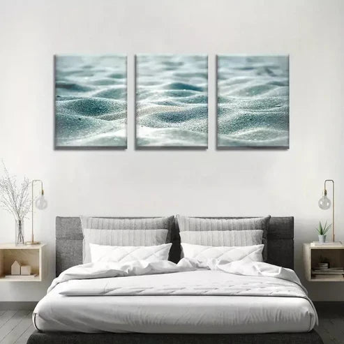 3pcs Beach Wall Art Canvas Unframed - High Quality Print 100% Australian Made Wall Canvas - Bella Home Decor