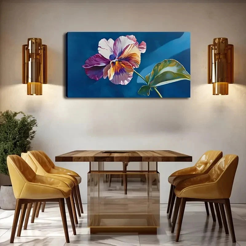 Delicate Stroke And Rich Color Wall Art Canvas Office Home Room Framed 120x60cm