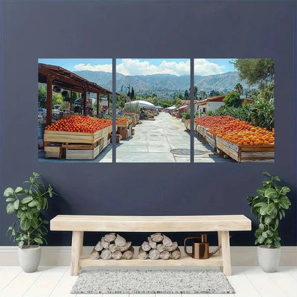 3pcs Los Angeles Cityscape Summer Perfect Wall Art Set Canvas Framed 50x70cm - High Quality Print 100% Australian Made Wall Canvas Ready to Hang