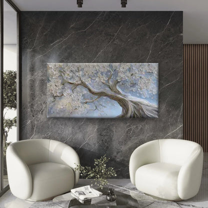 Spring Blossom Elegant Design Wall Art Canvas Office Home Room Framed 120x60cm