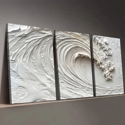 3pcs Modern Wind Abstract Ocean Perfect Wall Art Set Canvas Framed 40x60cm - High Quality Print 100% Australian Made Wall Canvas Ready to Hang - Bella Home Decor