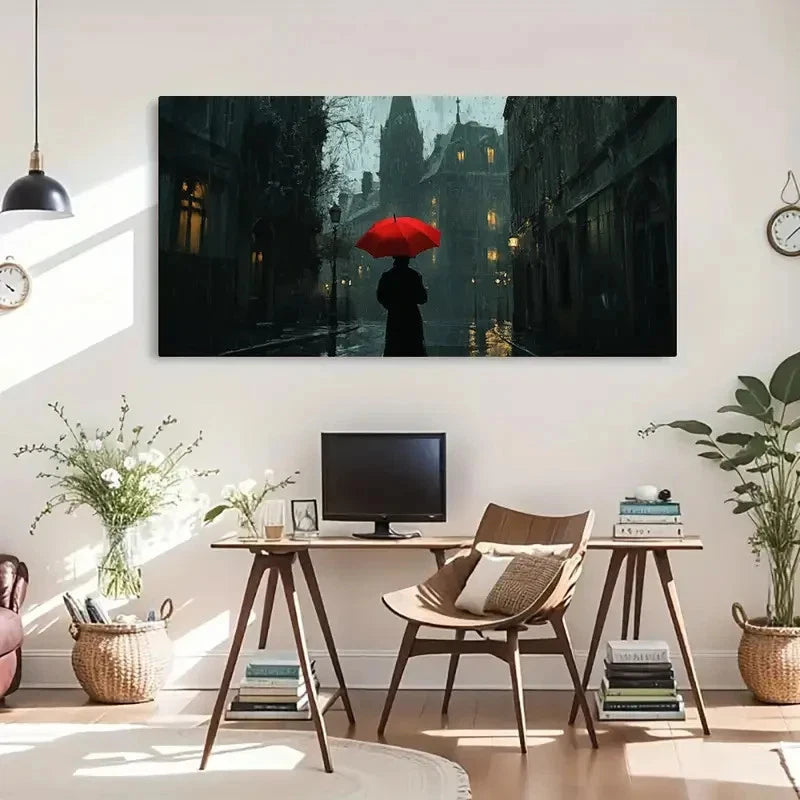 Perfect For City Solitude Wall Art Canvas Office Home Room Framed 120x60cm - Bella Home Decor