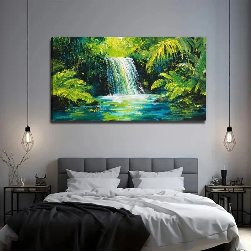 Simple Decorative Aesthetic Wall Art Canvas Office Home Room Framed 120x60cm