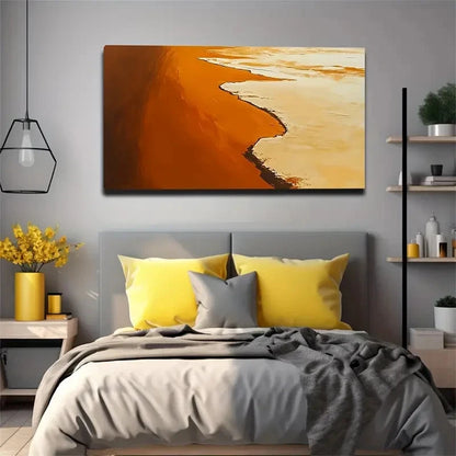 Deco Abstract Landscape Wall Art Canvas Office Home Room Framed 120x60cm