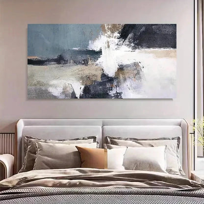 Modern Retro Deco Style Abstract Wall Art Canvas Office Home Room Framed 120x60cm - Bella Home Decor