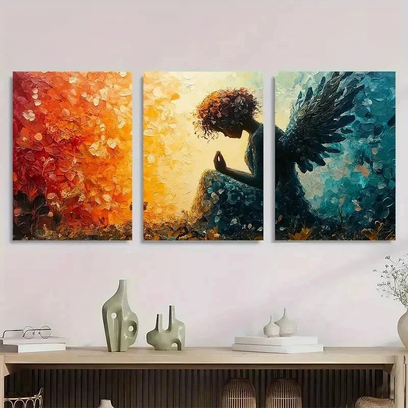 3pcs Vibrant Colors & Detailed Craftsman Perfect Wall Art Set Canvas Framed 50x70cm - High Quality Print 100% Australian Made Wall Canvas Ready to Hang