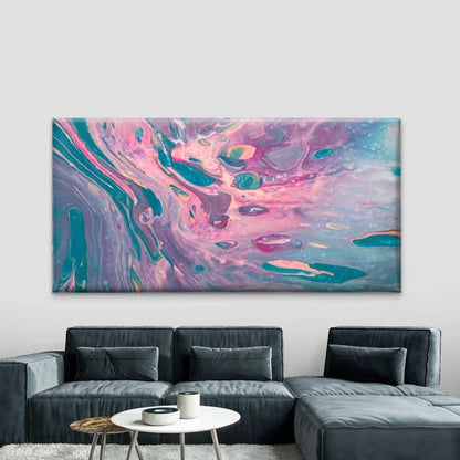 Colorful Abstract Fluid Art Wall Art Canvas Office Home Room Framed 120x60cm