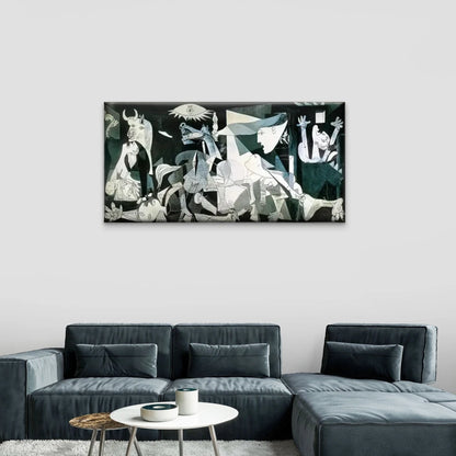 Someones Abstract White Wall Art Canvas Office Home Room Framed 120x60cm