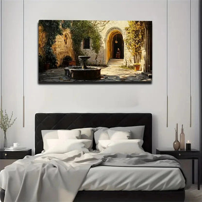 Lush Greenery Landscape Nature Wall Art Canvas Office Home Room Framed 120x60cm