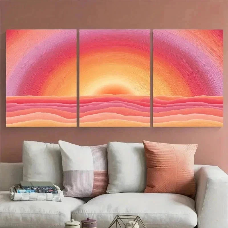 3pcs Aesthetic Beach House Trendy Perfect  Wall Art Set Canvas Framed 40x60cm - High Quality Print 100% Australian Made Wall Canvas Ready to Hang - Bella Home Decor