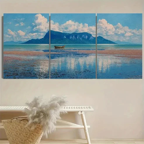 3pcs Bako National Park Travel, Malaysia Wall Art Set Canvas Unframed - High Quality Print 100% Australian Made Wall Canvas - Bella Home Decor