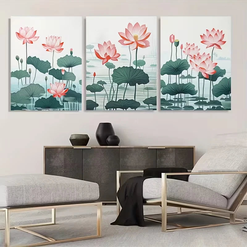 3pcs Bohemian Watercolor Butterfly & Flower  Wall Art Set Canvas Framed 40x60cm - High Quality Print 100% Australian Made Wall Canvas Ready to Hang - Bella Home Decor