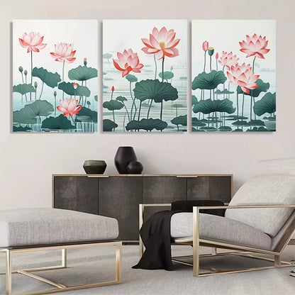 3pcs Bohemian Watercolor Butterfly & Flower  Wall Art Set Canvas Framed 40x60cm - High Quality Print 100% Australian Made Wall Canvas Ready to Hang - Bella Home Decor