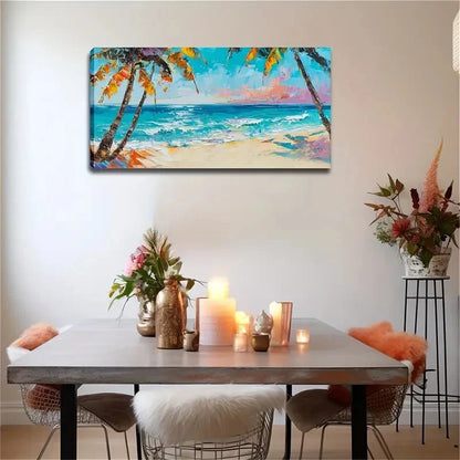 Showcases A Brightly Colored Wall Art Canvas Office Home Room Framed 120x60cm
