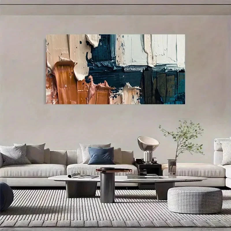 Home Painting An Abstract Wall Art Canvas Office Home Room Framed 120x60cm