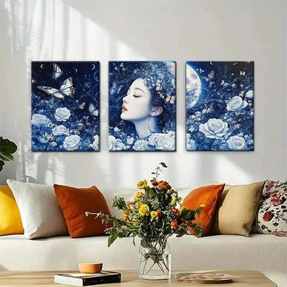 3pcs Vibrant Autumn Leaves & Mountain Reflection Wall Art Canvas Unframed - High Quality Print 100% Australian Made Wall Canvas (Copy)