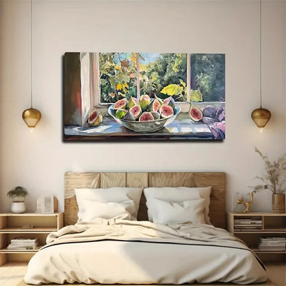 Afternoon Sunlight Landscape Wall Art Canvas Office Home Room Framed 120x60cm