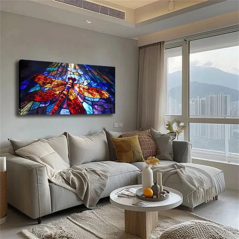 Modern Minimalist Vibracnt Color Wall Art Canvas Office Home Room Framed 120x60cm - Bella Home Decor