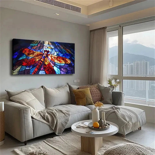 Modern Minimalist Vibracnt Color Wall Art Canvas Office Home Room Framed 120x60cm