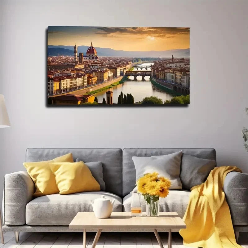 Cities & Tourist Attractions Wall Art Canvas Office Home Room Framed 120x60cm