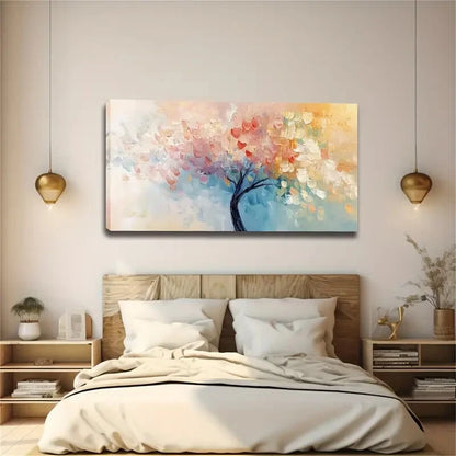 Modern Minimalist Watercolor Wall Art canvas office home room framed 120x60cm - Bella Home Decor