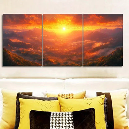 3pcs Art Deco Modern Contemporary Wrapped Canvas Wall Art Set Canvas Framed 50x70cm - High Quality Print 100% Australian Made Wall Canvas Ready to Hang