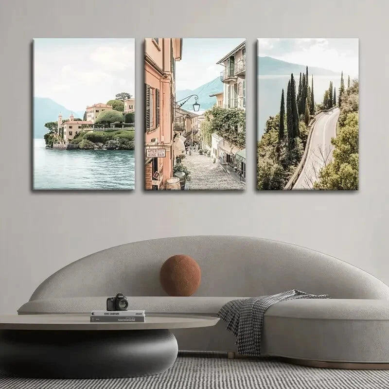 3pcs Modern Rustic Farmhouse Style Spring & Summer Metal Print Ready to Hang Art - Bella Home Decor