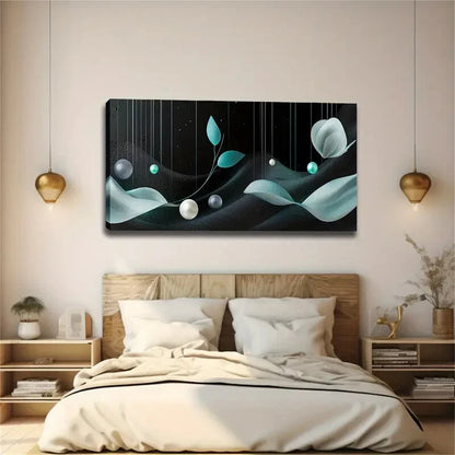 Silk Like Curved Surfaces Wall Art canvas office home room framed 120x60cm - Bella Home Decor