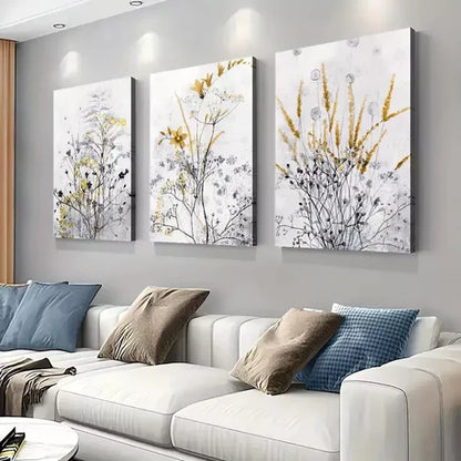 3pcs Bohemian Rustic Farmhouse Canvas Framed 60x90cm - High Quality Print 100% Australian Made Wall Canv - Bella Home Decor